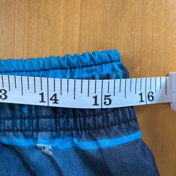 QUICKSILVER Men's Swim Board Short Drawstring Elastic Waist Side Pocket Blue - Picture 4 of 5